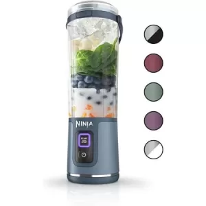 GGOW Blast Portable Blender, Cordless, 18oz Vessel, Personal Blender for Shakes Smoothies, BPA Free, Leakproof Lid Sip Spout, USB C Rechargeable, Dishwasher Safe Parts, Denim Blue